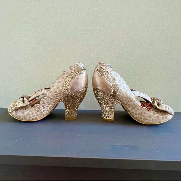 Irregular Choice Curtain Call Gold - Picture 3 of 13